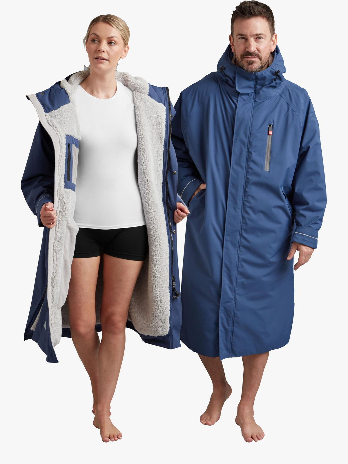 Red Unisex EVO Pro Waterproof Polyester Changing Robe Admiral Blue Medium