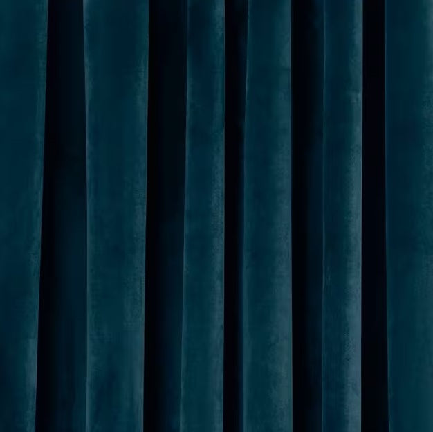 John Lewis Velvet Pair Lined Pencil Pleat Curtains W167 x Drop 228cm - Teal