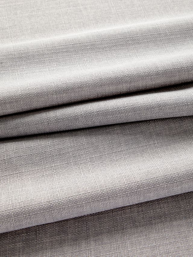 John Lewis Textured Weave Pair Pencil Pleat Curtains 228 x 228cm - Pale Grey