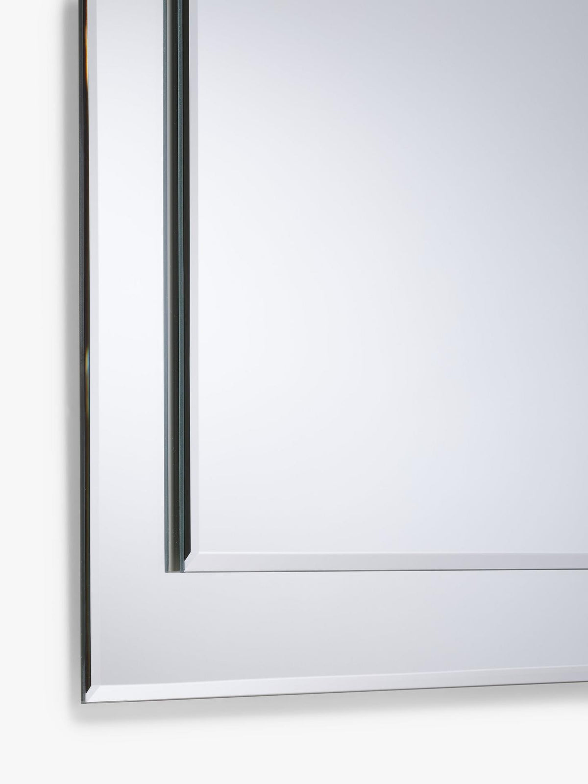 John Lewis Duo Wall Mounted Rectangle Bathroom Mirror - Medium 70 x 50cm
