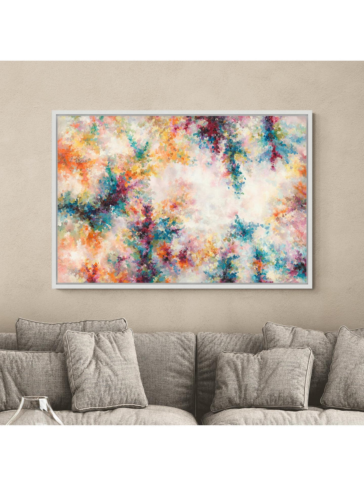 John Lewis Maria Esmar 'La Dolce Vita' Abstract Canvas Print 86x126cm Multi