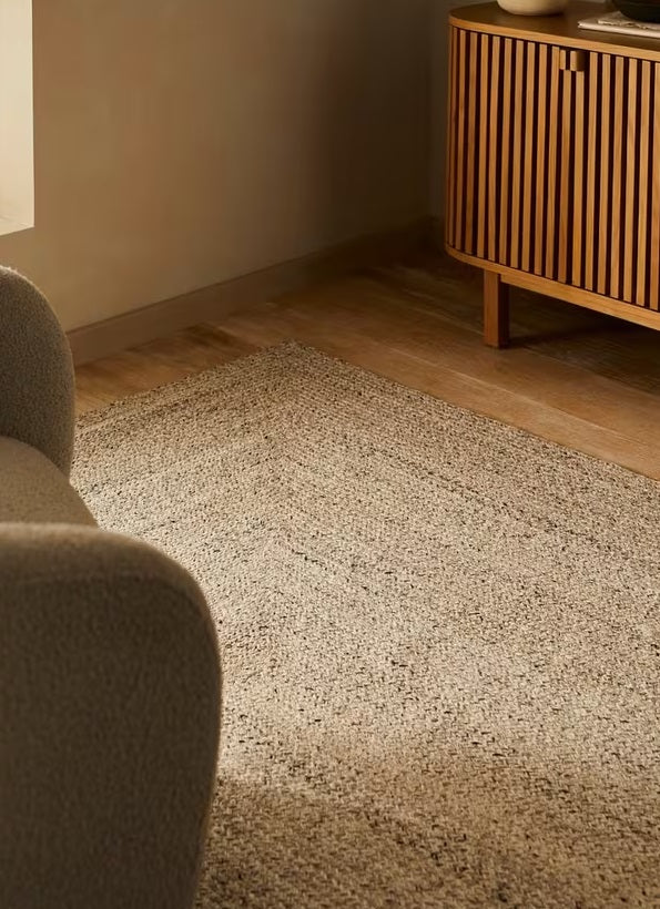 John Lewis Braided Performance Indoor/Outdoor Rug 180 x 120cm - Neutral - Kazoop