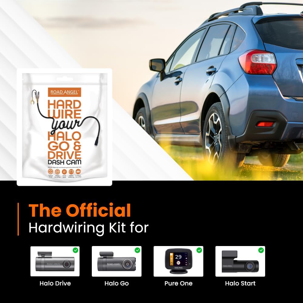 Road Angel Dash Cam Easy Installation Hardwiring Kit for Halo Go & Drive