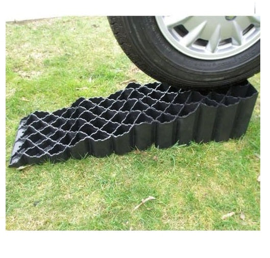 Milenco Quattro Level Ramp Pair Caravans & Motorhomes Stabiliser - Black - Kazoop