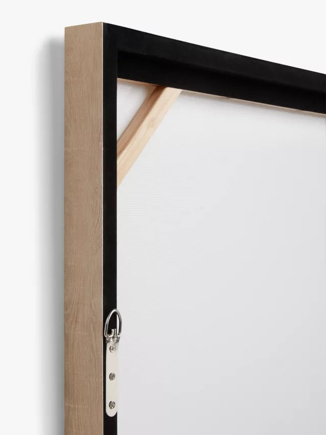 John Lewis 'Misty Fields' Abstract Framed Canvas 75 x 100cm - Green/Multi - Kazoop