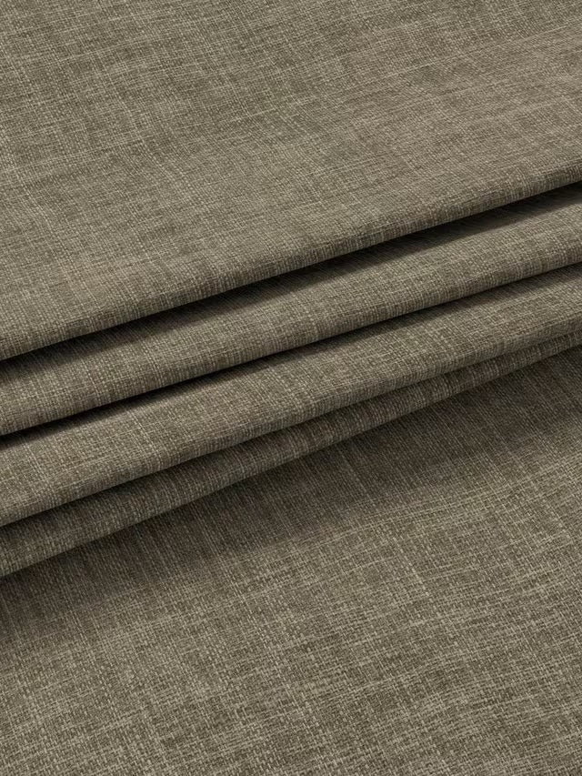 John Lewis Textured Blackout Lined Eyelet Curtains 228 x 228cm - Pale Mole