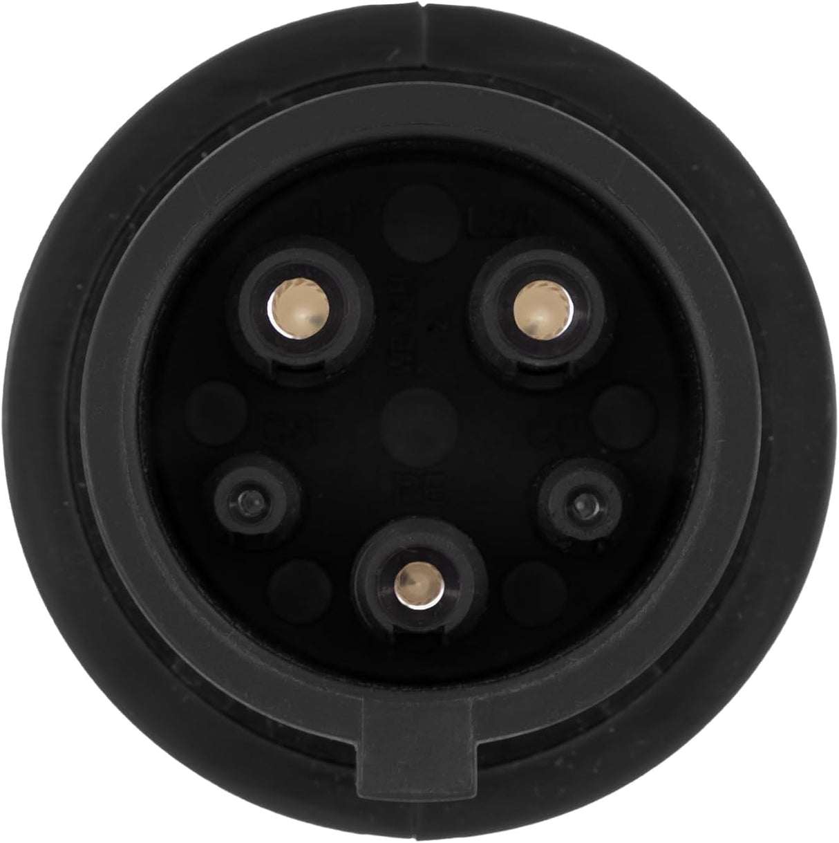 Cord Type 1 To Type 2 Easy To Use EV Car Charging Cable Adaptor 7.4kW Black