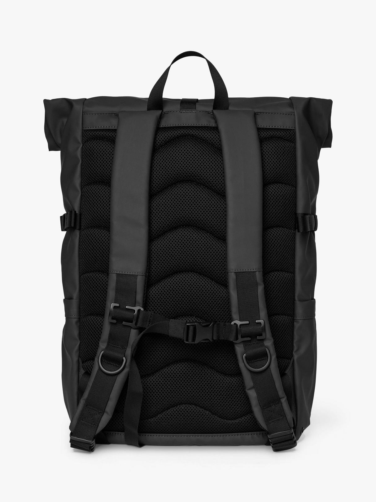 Sandqvist Stream 16" Unisex Adjustable Laptop Rolltop Backpack - 34L Black