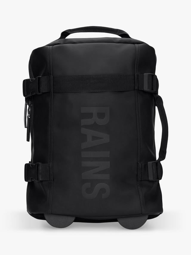 Rains Texel Soft-side 48cm 2 Wheel Zipped Travel Cabin Suitcase - Black