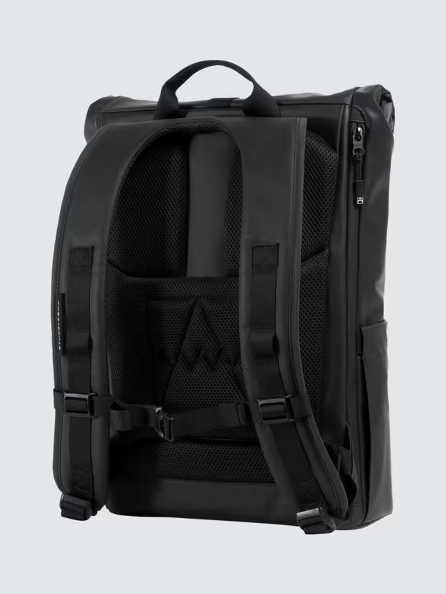 Stubble & Co The Roll Top 15L Travel Waterproof Everyday Backpack - Black