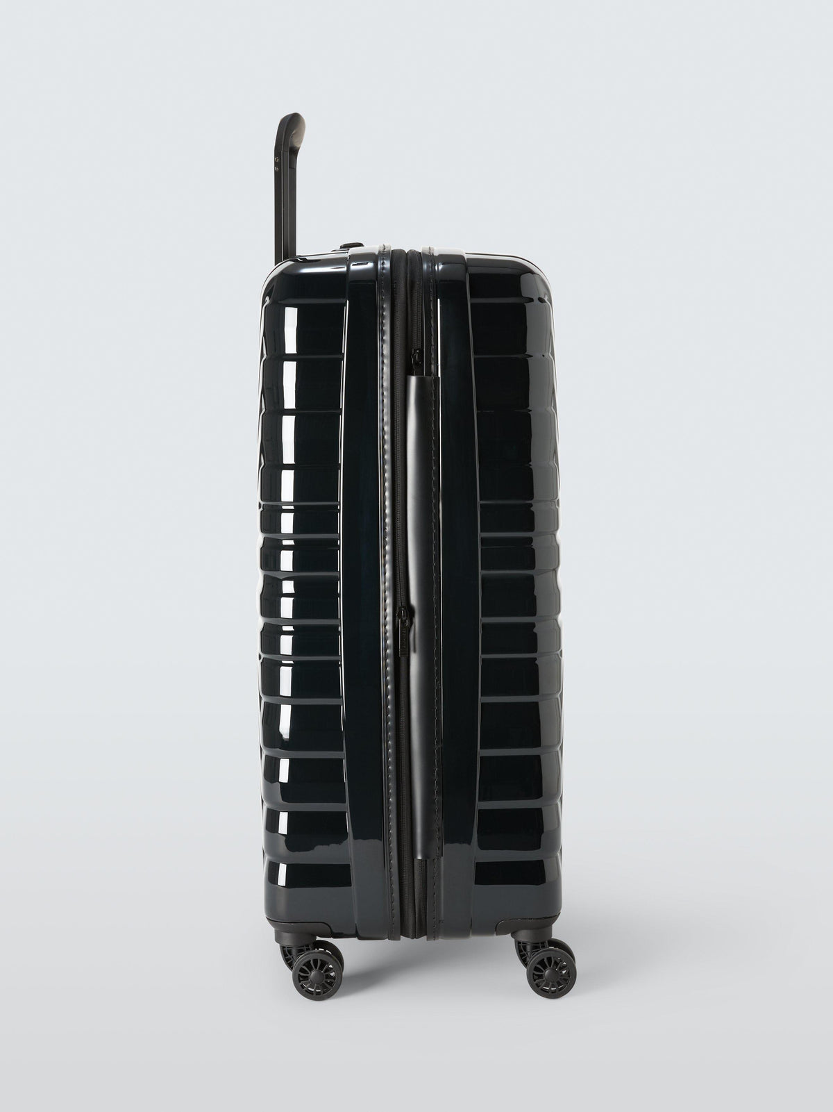 John Lewis Tulum 8-Wheel 72cm Hard Shell Expandable Large Suitcase - Black