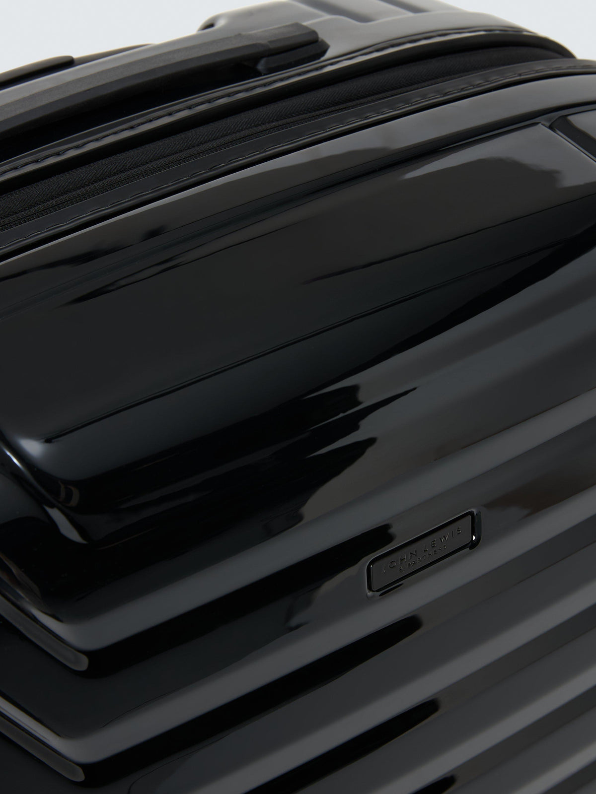 John Lewis Tulum 8-Wheel 72cm Hard Shell Expandable Large Suitcase - Black