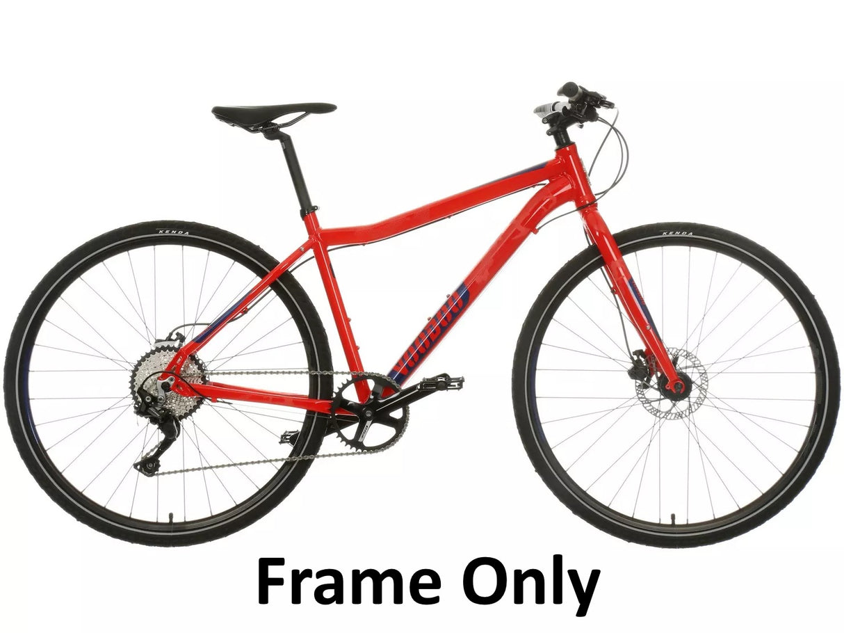 Voodoo Agwe 2018 700c Mens Hybrid Bike Alloy Frame Only - Red - 20'' Large
