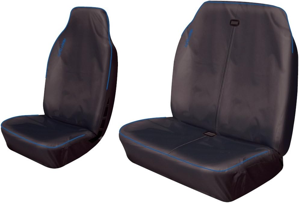 Cosmos 53801 Heavy Duty Waterproof Universal Seat Covers Single/Double Black