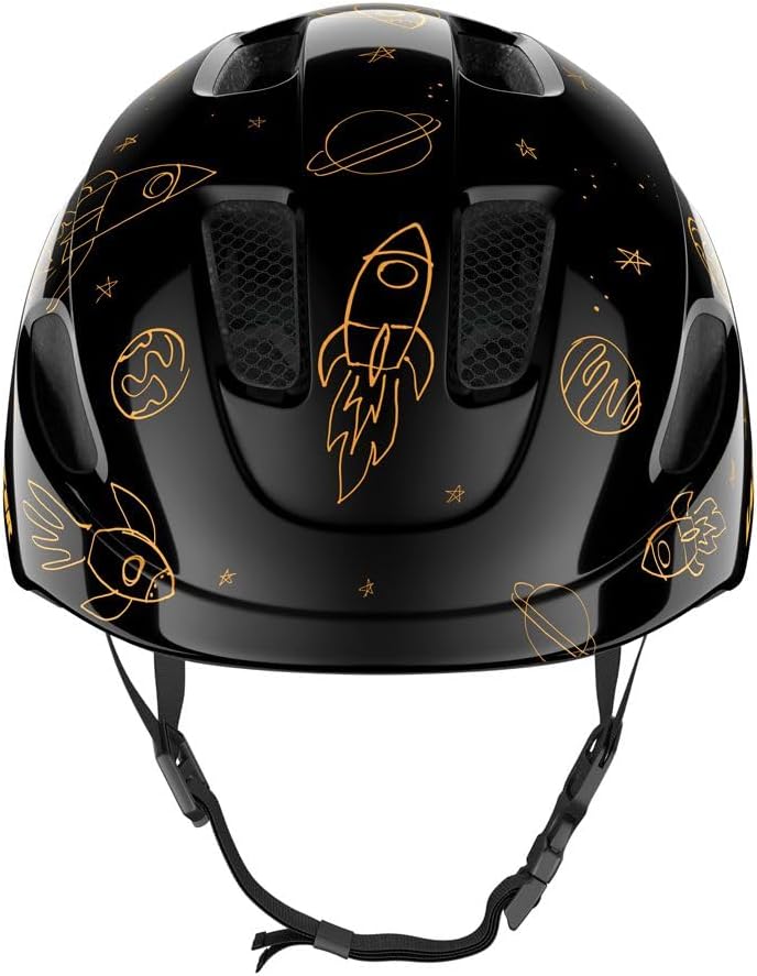 Lazer Pnut Kineticore Black Flying Rocket Kids Cycling Helmet - XXS 46-52cm