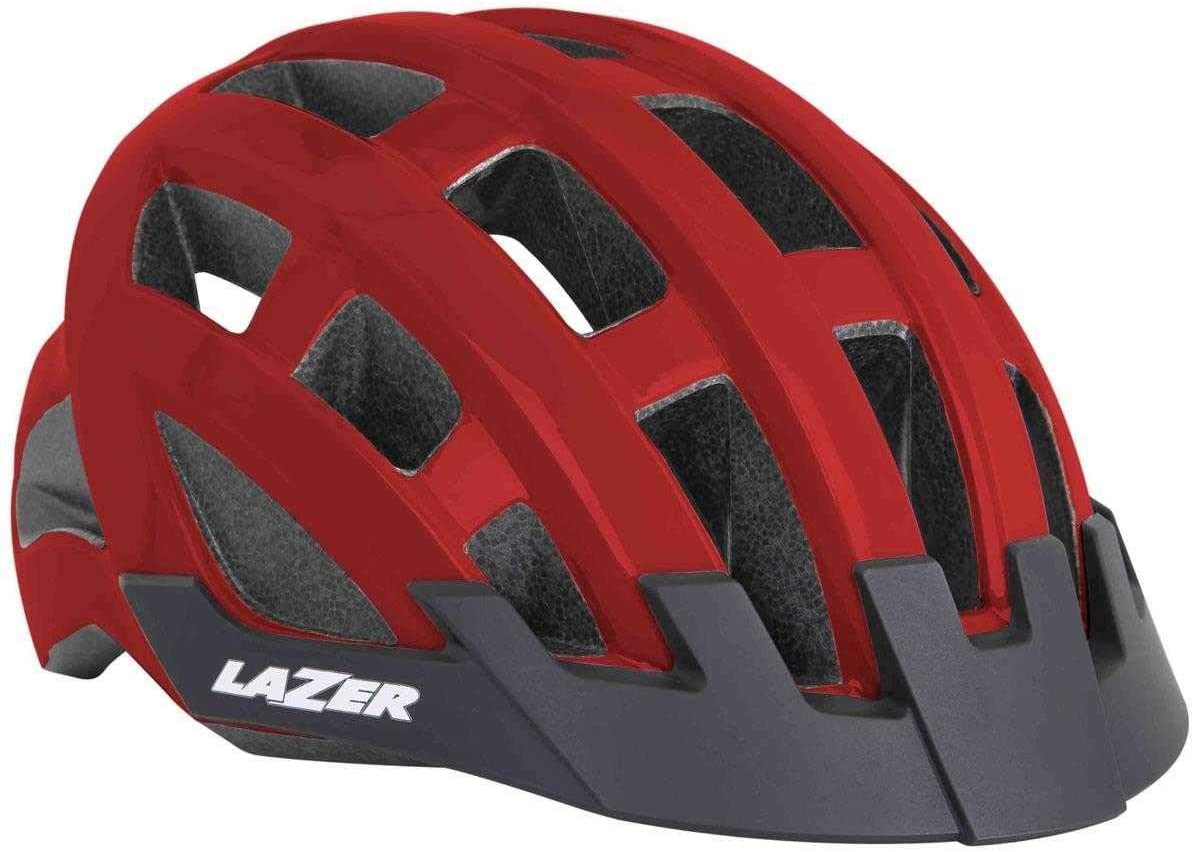 Lazer Compact Cycling Bike Helmet (54-61cm) - Red