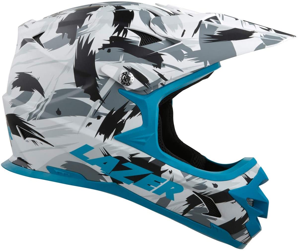 Lazer CZ1206024 Unisex's Phoenix Plus Full Face Bike Helmet Large Grey/Blue