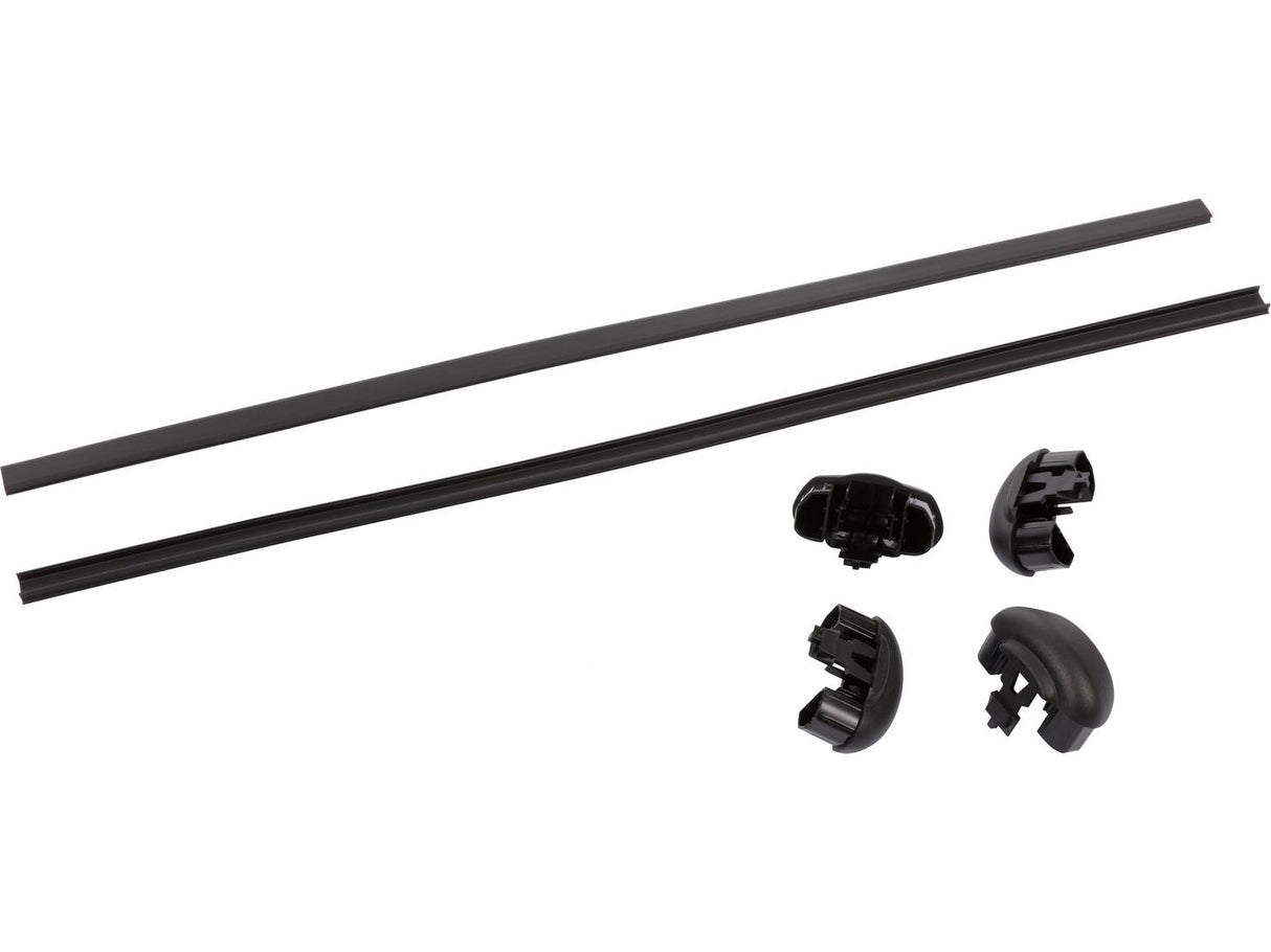 Halfords Advanced A108 108cm Aluminium Aero Roof Bars Pair T-Track - Silver