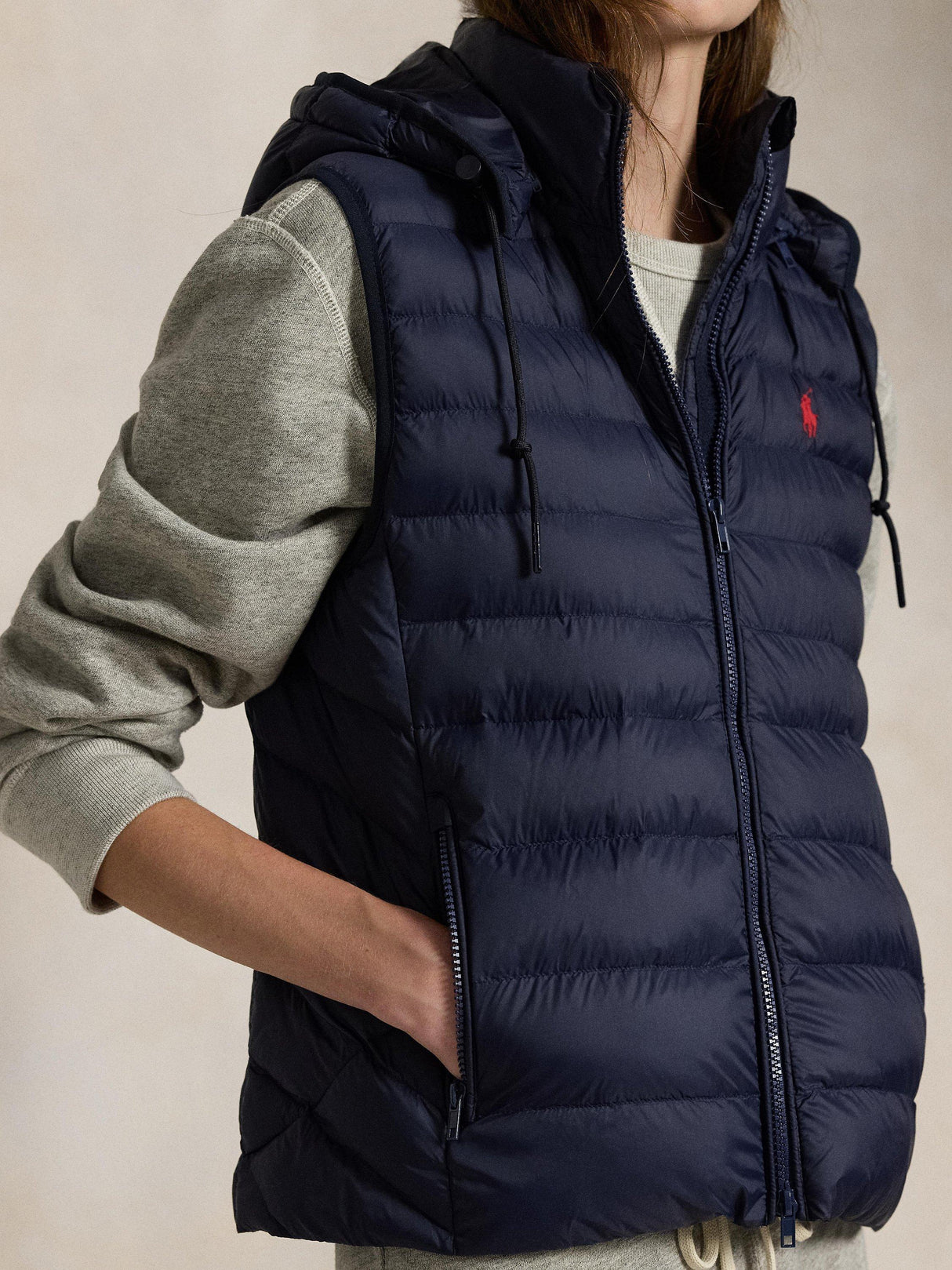Ralph Lauren Polo Water Repellent Packable Women's Vest - Rl Navy - Medium