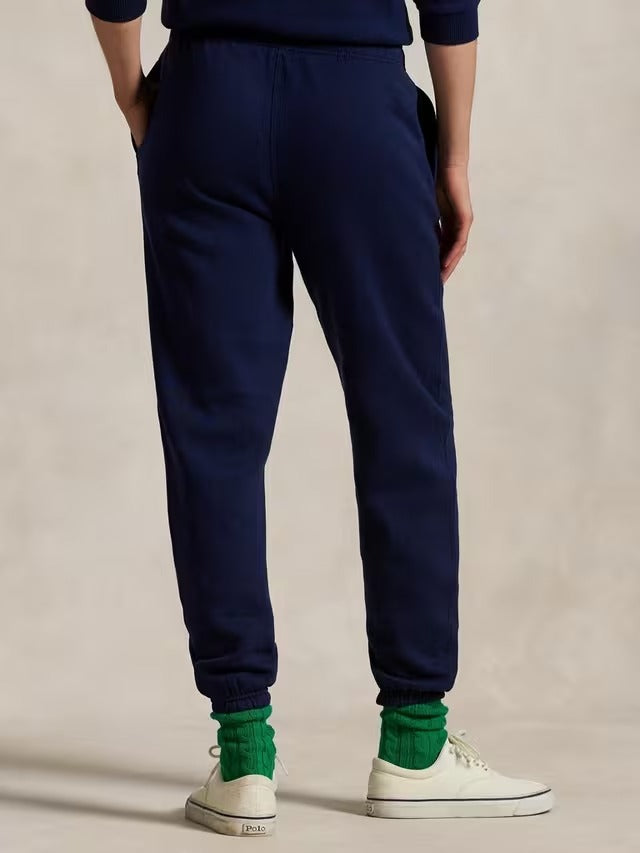 Ralph Lauren Polo Women's Cotton Blend Fleece Athletic Trousers - Navy - XS