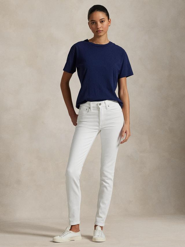 Ralph Lauren Polo Mid Rise Skinny Jeans - Amesbury Wash White - Size 31