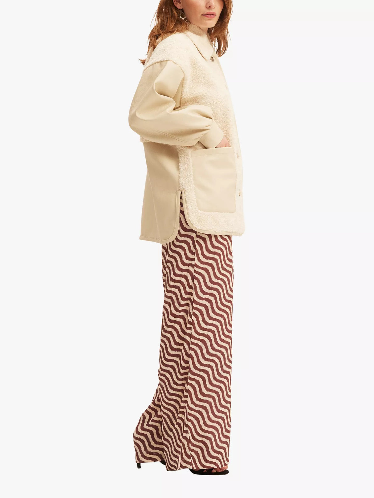 SUMMERY Copenhagen Women's Zian Regular Button Jacket - 521 Ecru - Size S