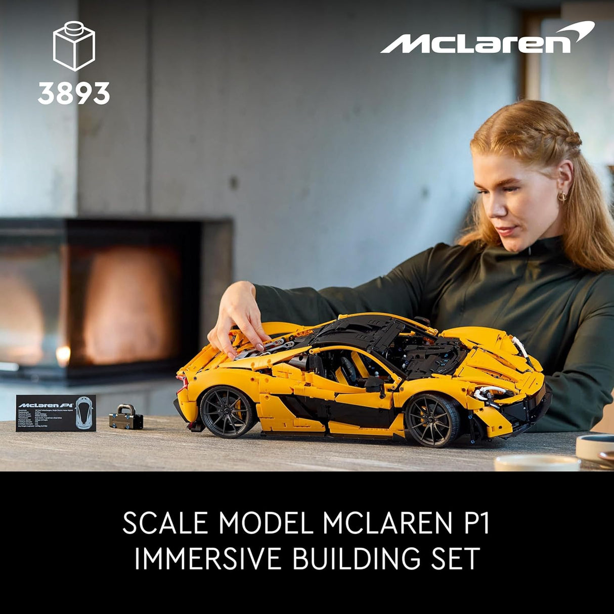 LEGO Technic Ultimate 42172 McLaren P1 Car Building Set for Adults
