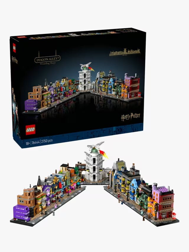 LEGO Harry Potter Diagon Alley Wizarding Shops Adult Building Set 76444