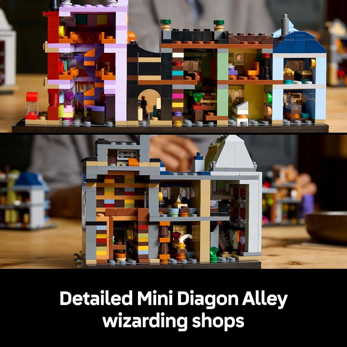 LEGO Harry Potter Diagon Alley Wizarding Shops Adult Building Set 76444