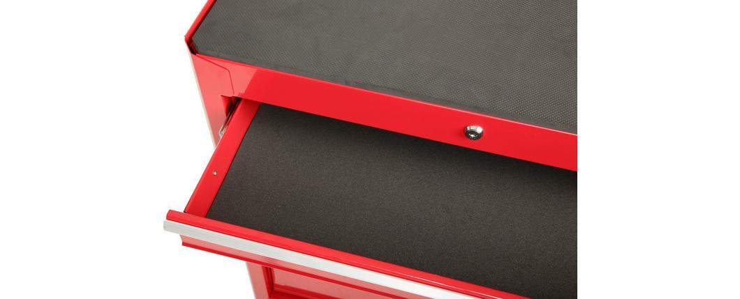 Halfords 5 Drawer Cabinet - Red