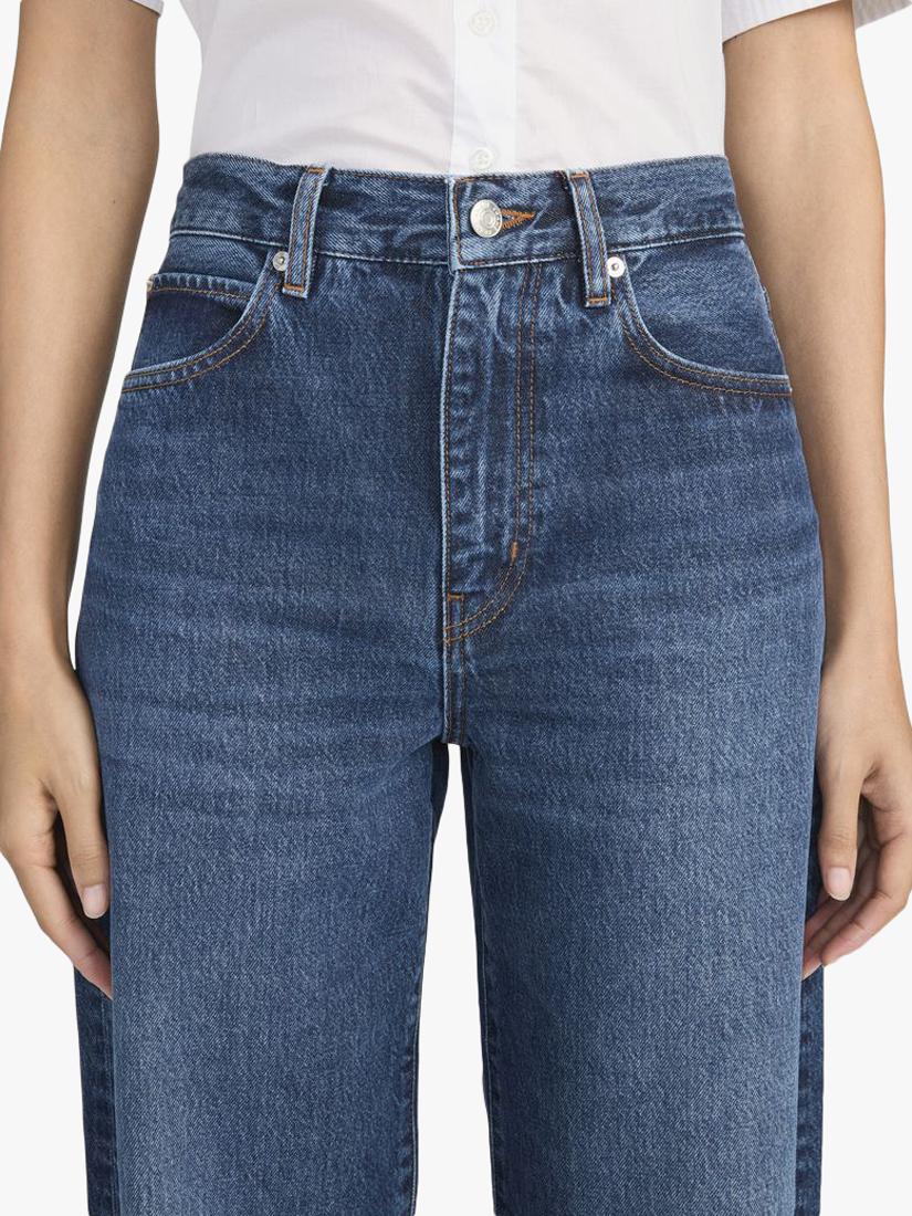FRAME The Bow Relaxed Barrel Leg Jeans Acumen New Fray Women's Size 27