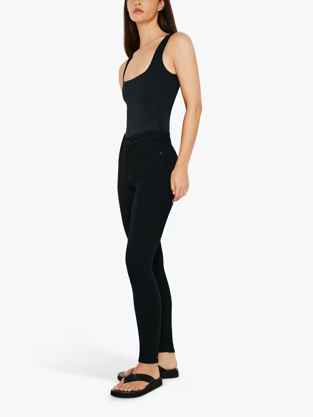 Good American Women's Good Legs Skinny High Rise Jeans - Black - Size 27
