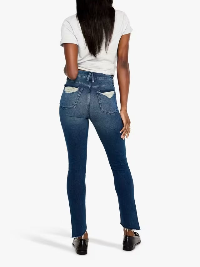 Good American Women's Good Classic Skinny Jeans - Indigo Blue 701 - Size 27