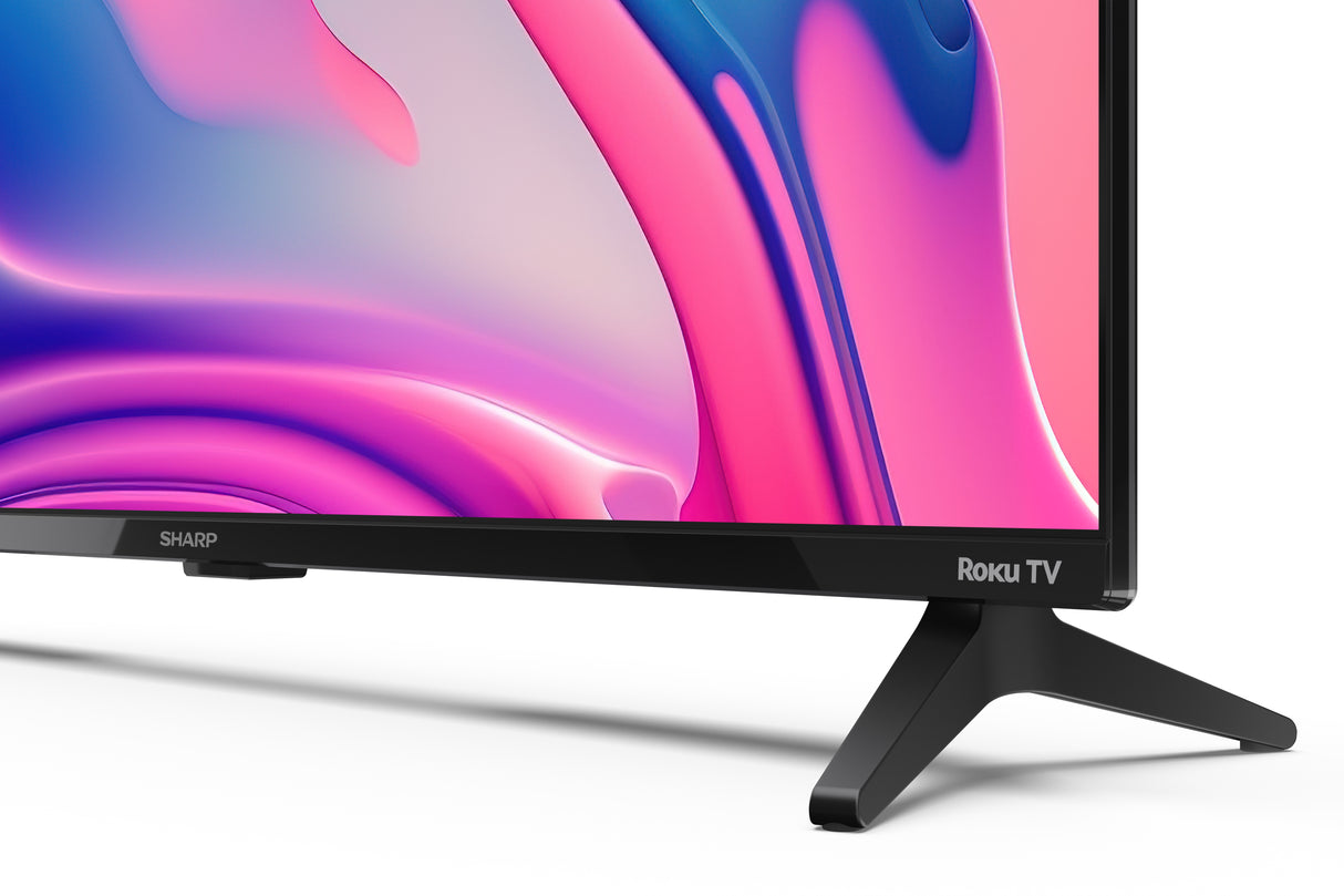 Sharp Roku 32FD2K 32" HD Ready Full HD Smart LED TV Freeview Play - Black