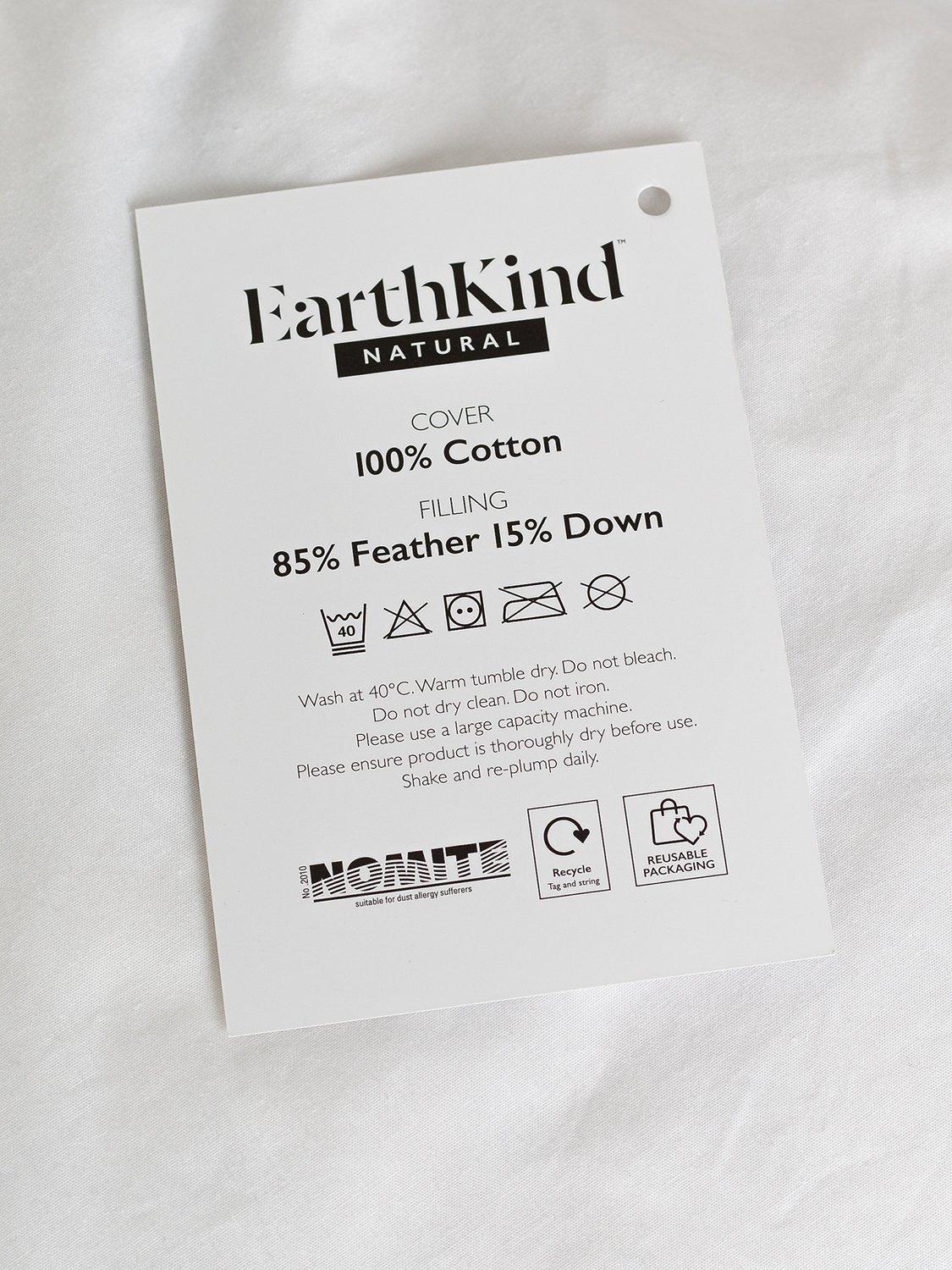 EarthKind Recycled Feather & Down 10.5 Tog Duvet - Super King 260 x 220cm