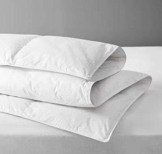 John Lewis 60/40 Natural Duck Down White 4.5 Tog Duvet - Super King Size