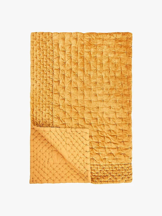 John Lewis Boutique Hotel Velvet Stitch Quilted Bedspread L250 x W260cm - Kazoop