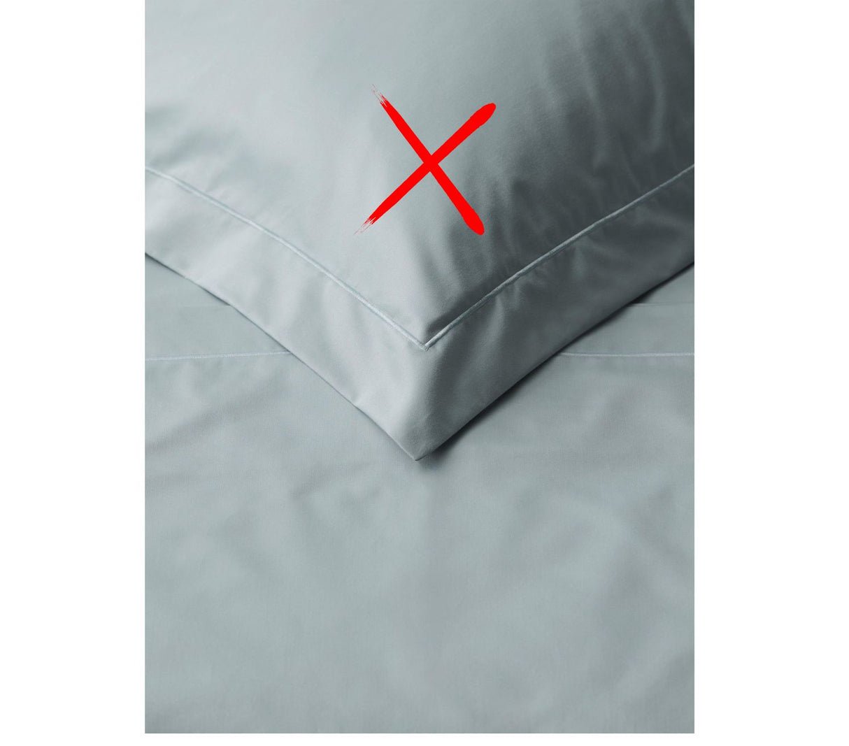 John Lewis Egyptian Cotton Sateen 600TC Duvet Cover - Double - Ice Blue