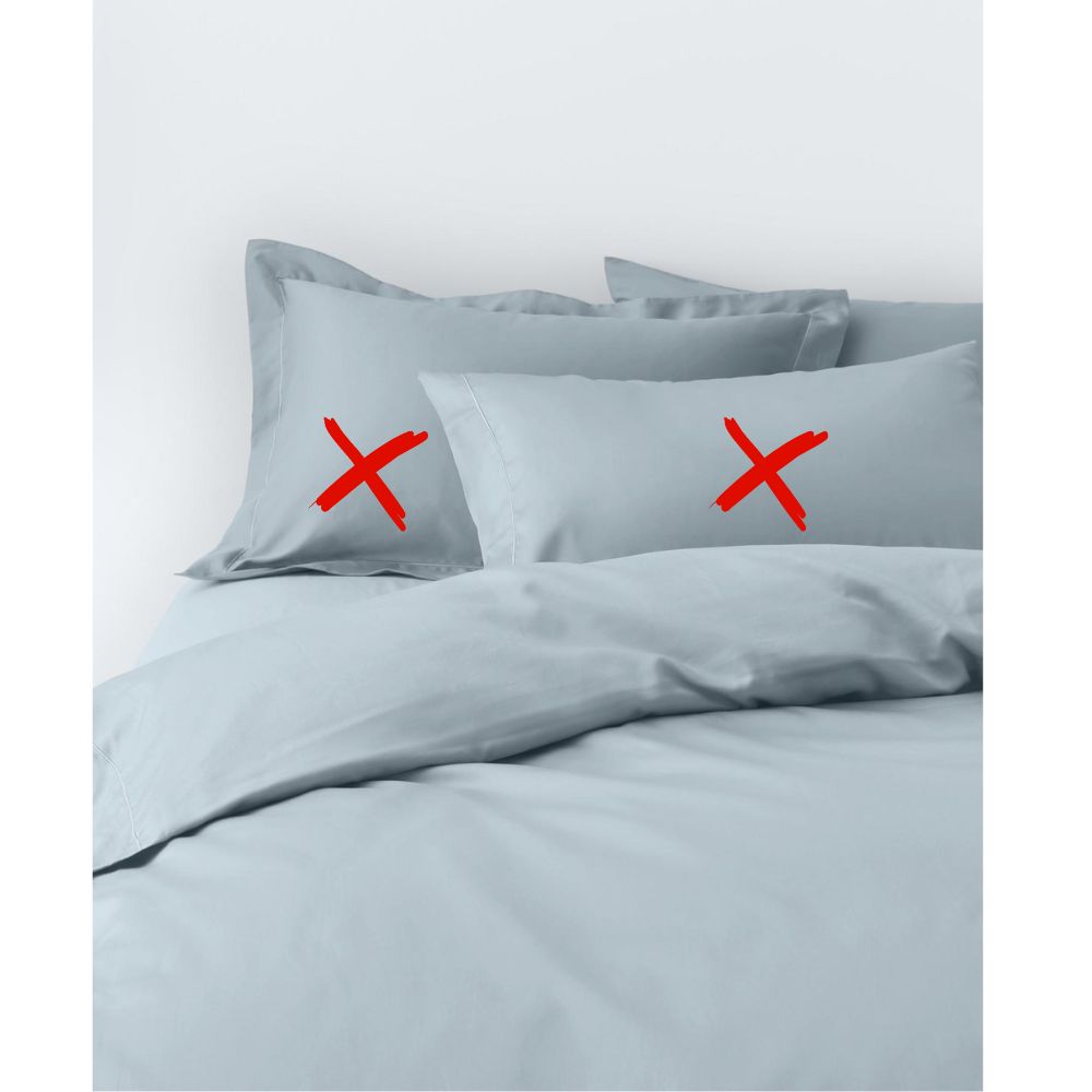 John Lewis Soft & Silky 800 Thread Count Super King Duvet Cover - Ice Blue