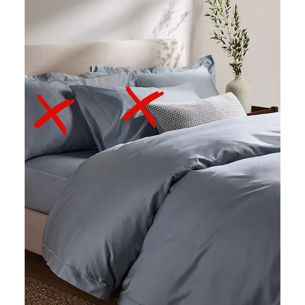 John Lewis Soft & Silky 800 Thread Count Super King Duvet Cover - Ice Blue