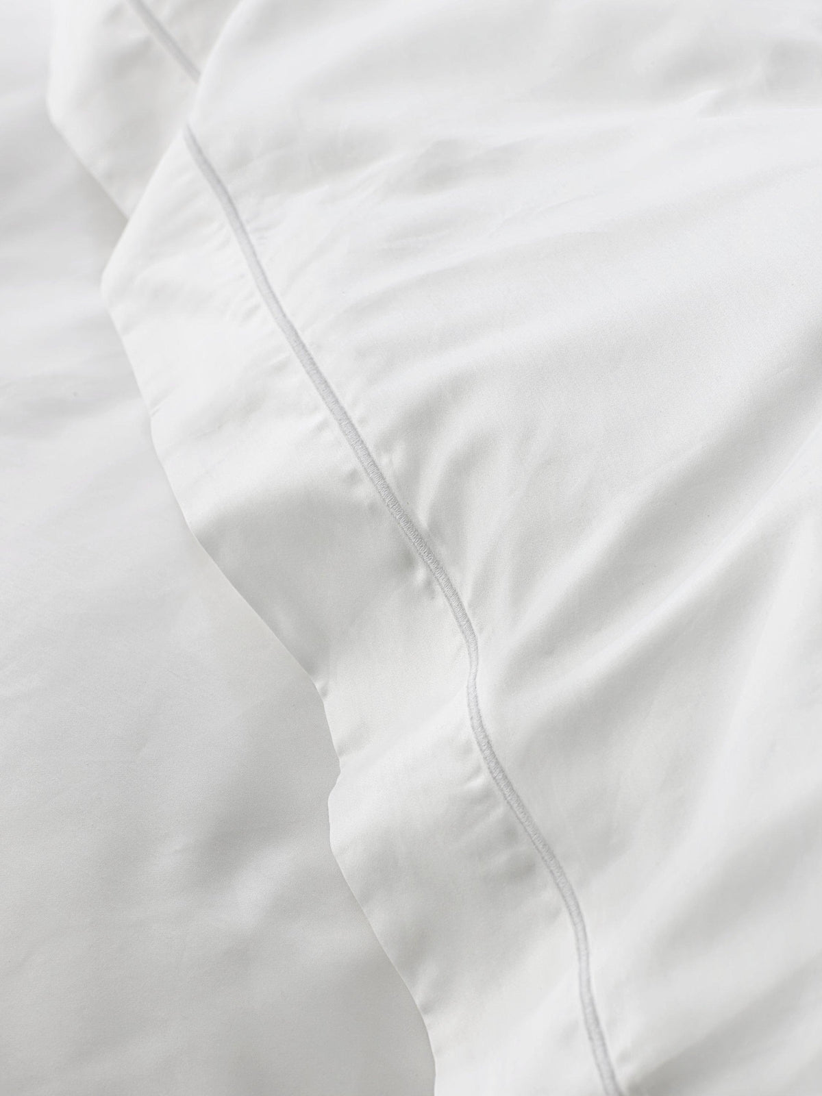 John Lewis 800TC Pure Egyptian Cotton Sateen Super King Duvet Cover - White