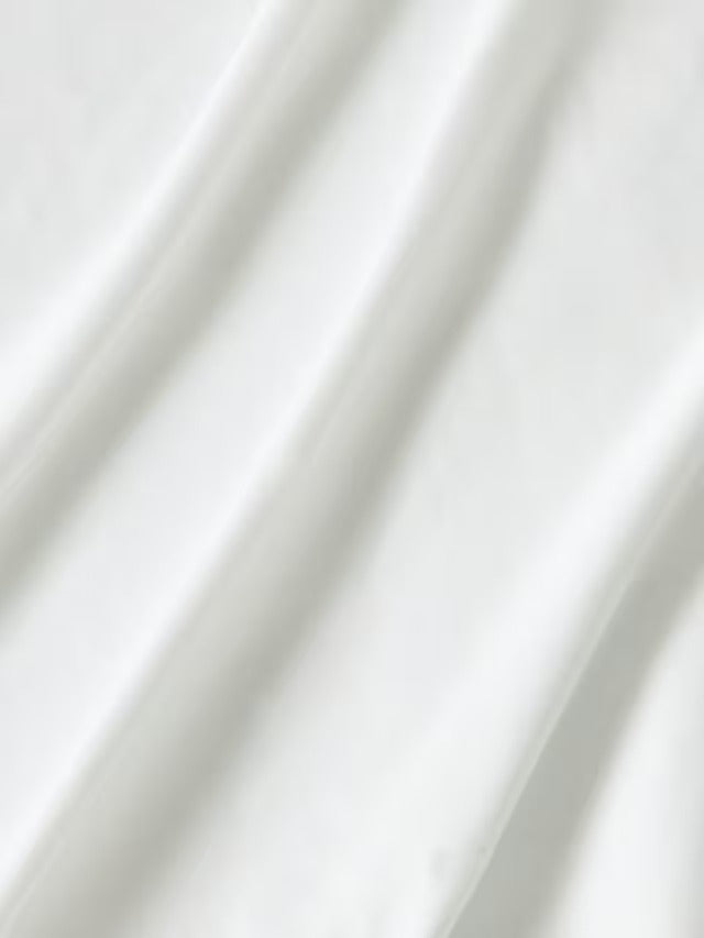 John Lewis 600TC Egyptian Cotton Sateen Deep Fitted Sheet Super King - White