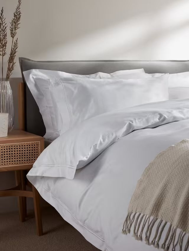 John Lewis Ultimate 1600TC Cotton Extra Deep - Double - Fitted Sheet - White
