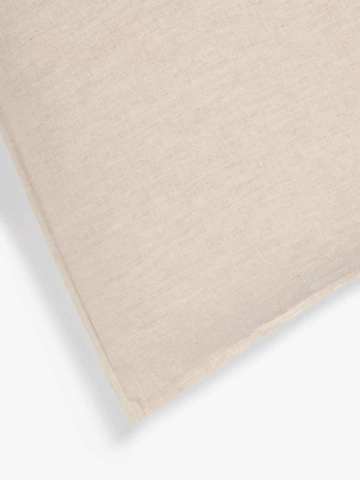 John Lewis Comfy & Relaxed Washed Linen Super King Duvet Cover - Undyed