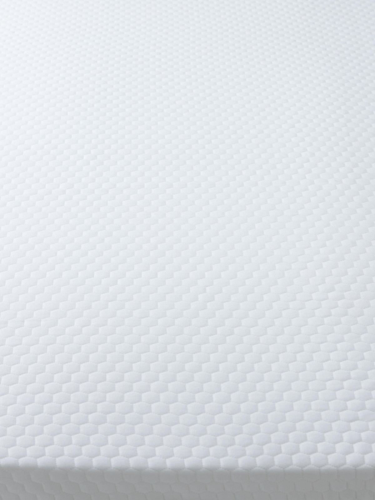 John Lewis Aurora 5-Zone Foam Mattress Topper Super King 180 x 200cm - White