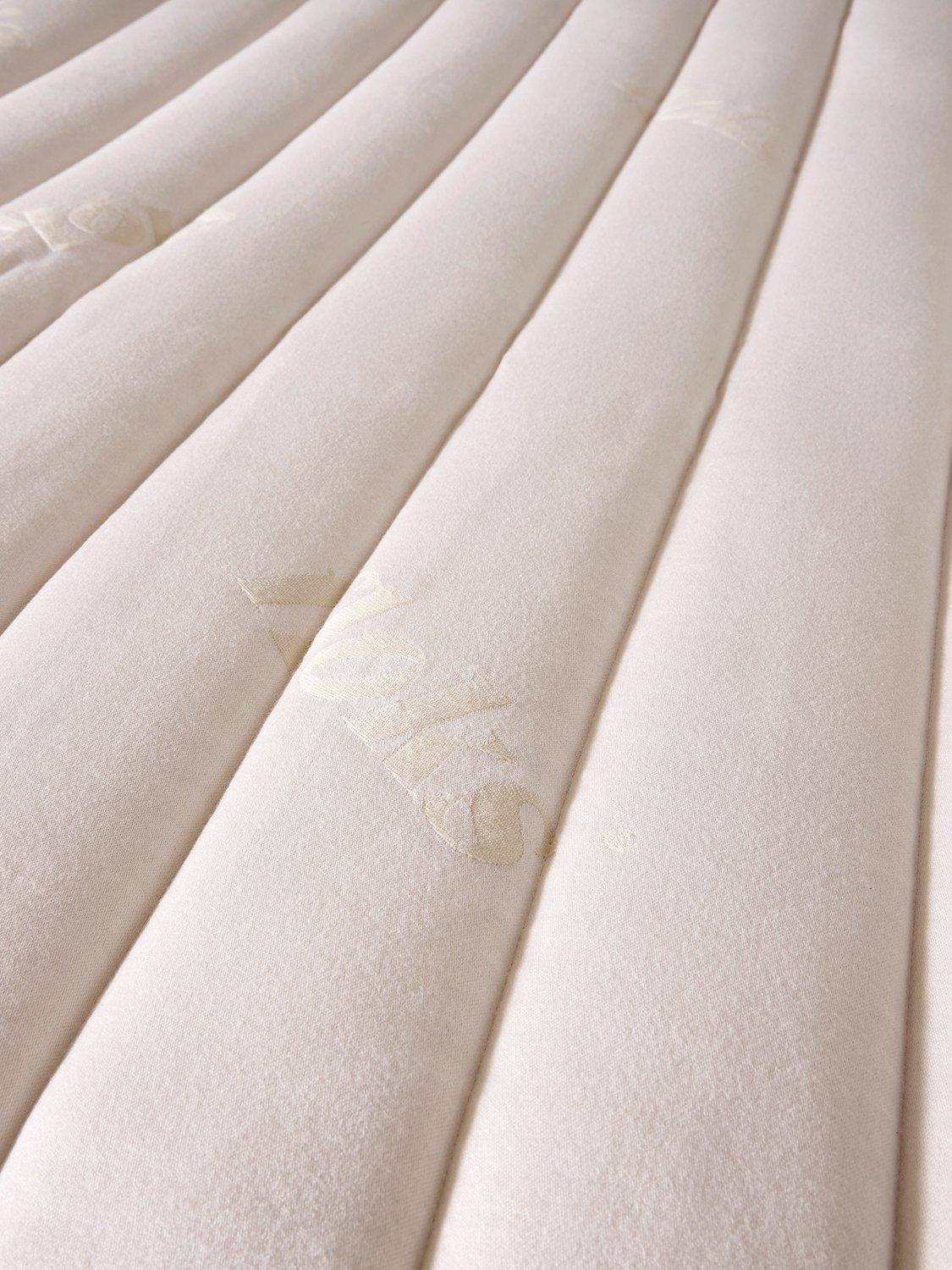 Floks Luxury Deep Wool Mattress Topper - Natural - Super King 200 x 180cm