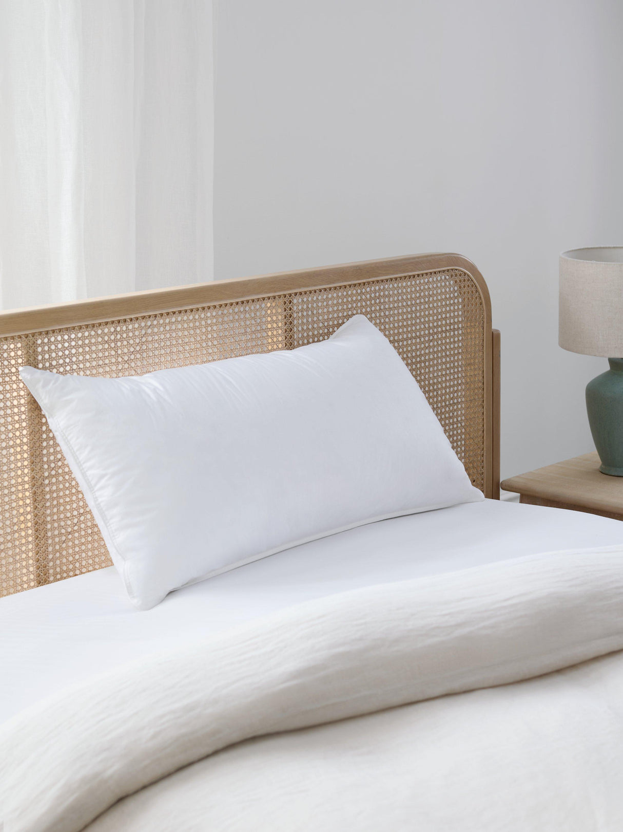 John Lewis Natural Collection Supreme Goose Down King Pillow Medium - White