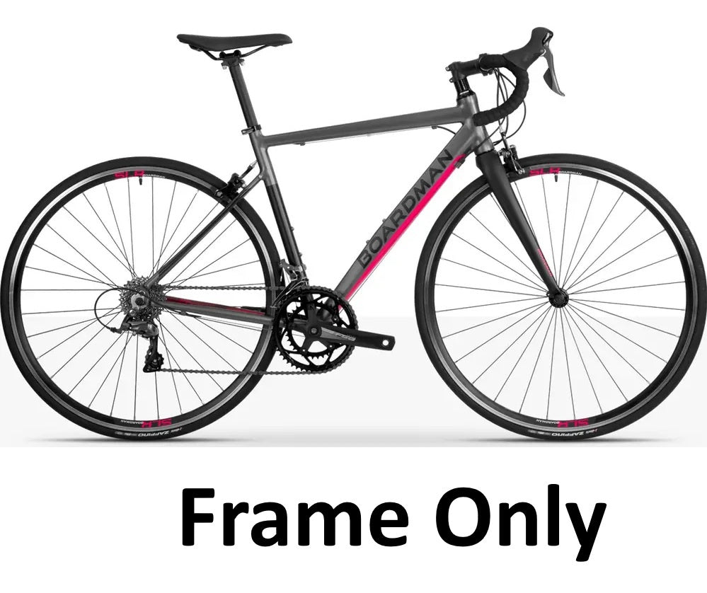 Boardman SLR 8.6 Women's Road Aluminium Bike Frame Grey/Pink - 55.5cm Large
