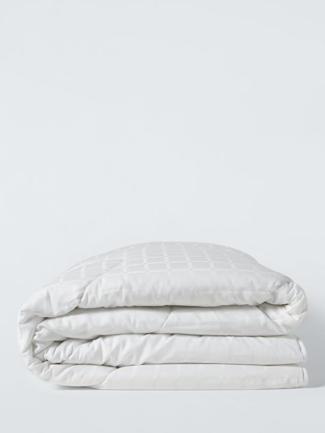 John Lewis Breathe Clusterfibre 13.5 Tog Duvet - White - King 225 x 220cm