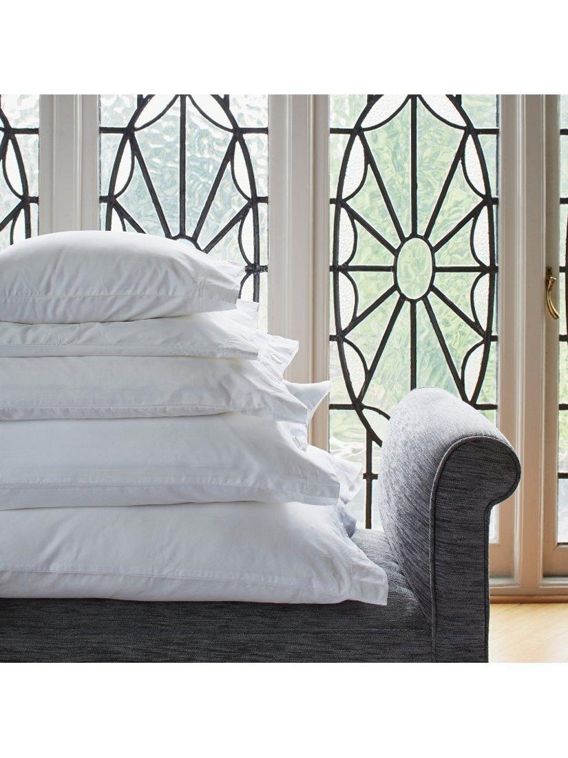 Gingerlily Silk Blend Soft Standard Pillow - Mulberry Silk Luxury - White